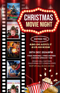 Movie Night Email Example Movie Night Event Template | PosterMyWall