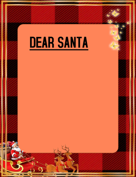 Copy of Red Maximalist Christmas Wish List, Christmas List Template ...