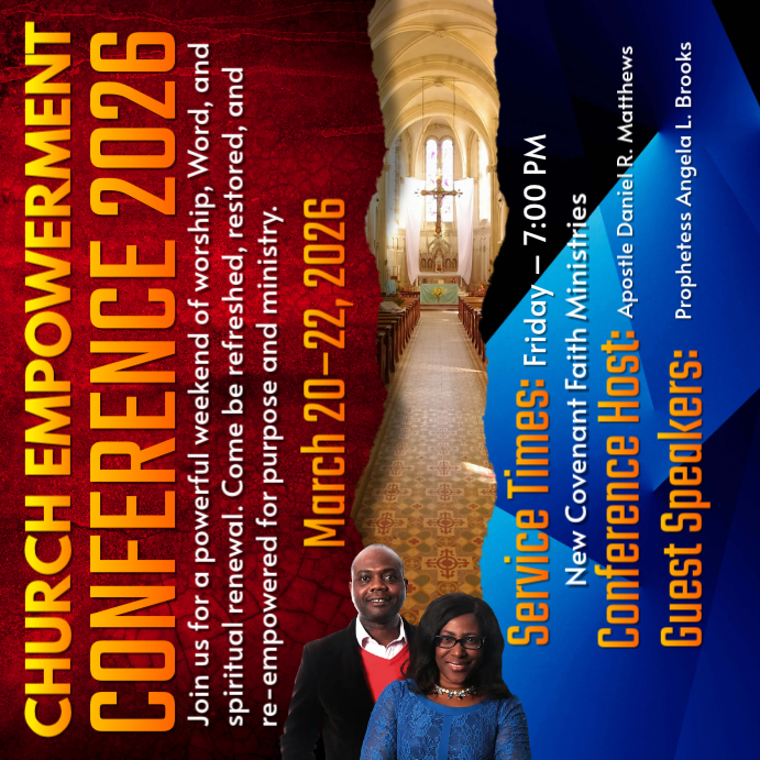 Plantilla de Red Maximalist Church Conference Flyer Instagram Post ...