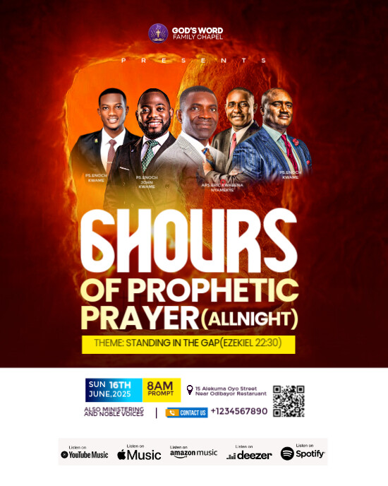 Copy of Red Maximalist Church Conference Poster Instagram Portrait ...