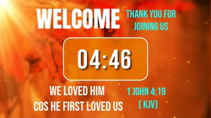 Church Welcome Countdown Template | PosterMyWall