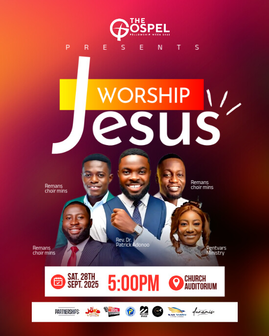 Copy of Red Maximalist Church Flyer Instagram Portrait | PosterMyWall
