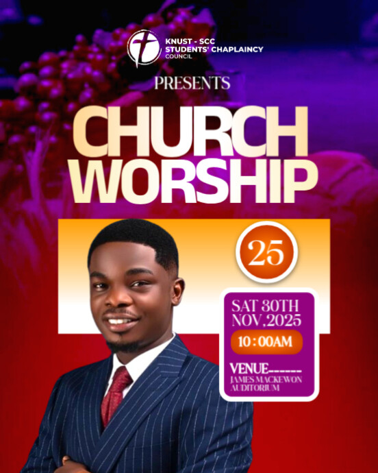 Copy of Red Maximalist Church Flyer Instagram Portrait | PosterMyWall