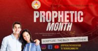 Red Maximalist Church Poster Facebook Shared Image template
