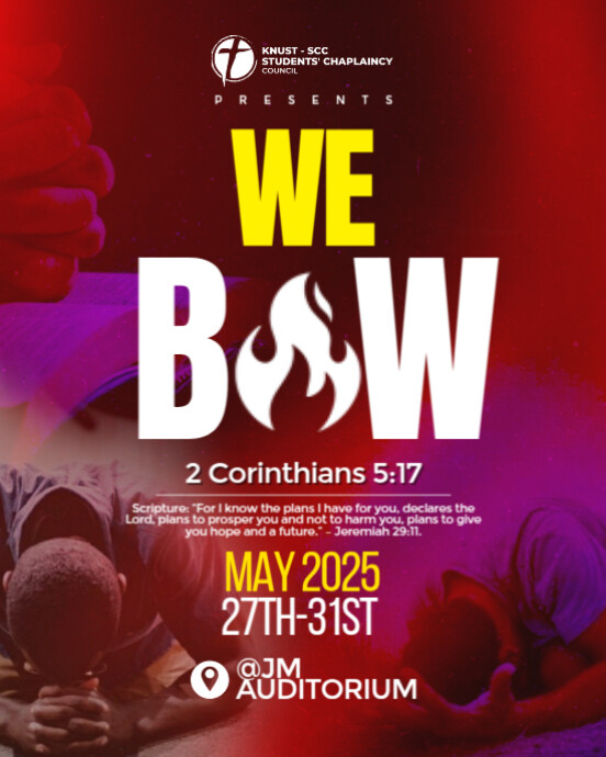 Copy of Red Maximalist Church Prayer Conference Flyer Instagram ...