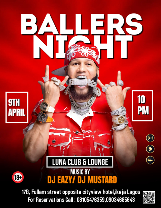 Copy of Red Maximalist Club Event Flyer | PosterMyWall