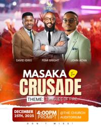 Rouge Church Crusade Event Poster/Wallboard Template