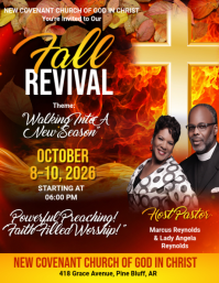 Rojo Fall Revival Event Løbeseddel Template