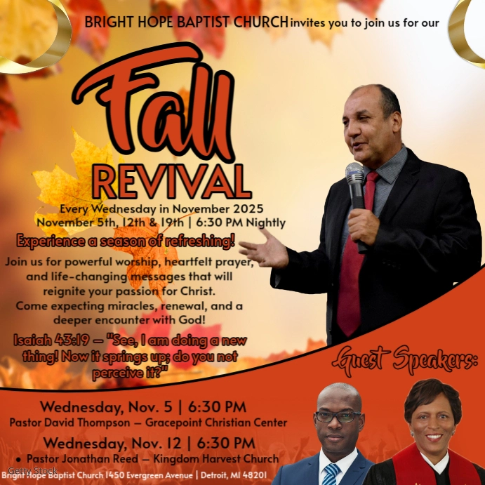Church Revival Event Template | PosterMyWall