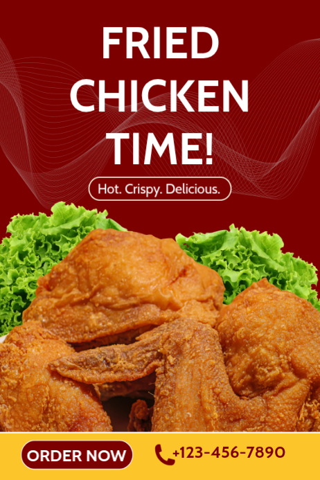 Fried Chicken Promotion Posters Template | PosterMyWall