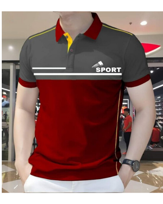 Red Maximalist Gear Up In Style – Performance Sport Shirt Instagram Portrait template