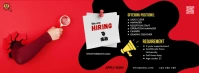 Red Maximalist Hiring Facebook Cover Photo Facebook Cover Photo template