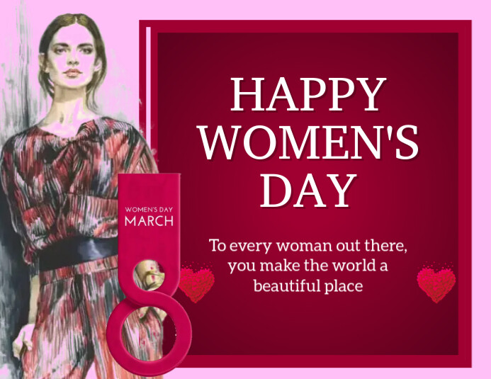 Copy of Red Maximalist International Women's Day Celebration Flyer (us ...