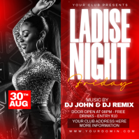 Rojo Ladies Night Event Instagram Post Template