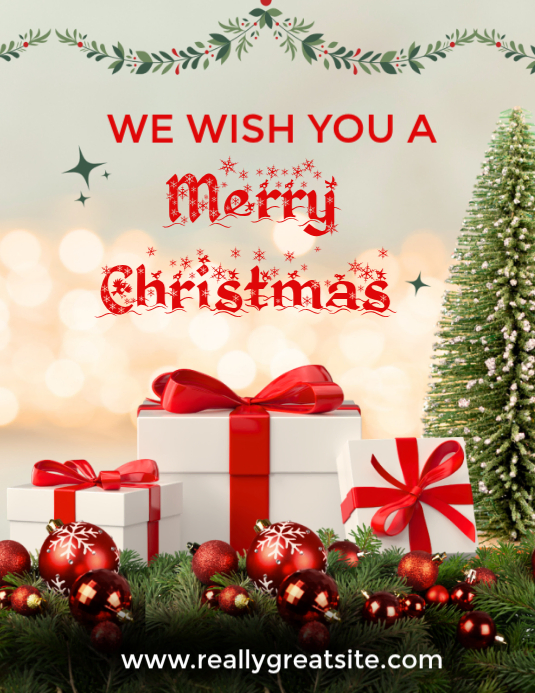 Copy of Red Maximalist Merry Christmas 2025 Flyer (us Letter ...