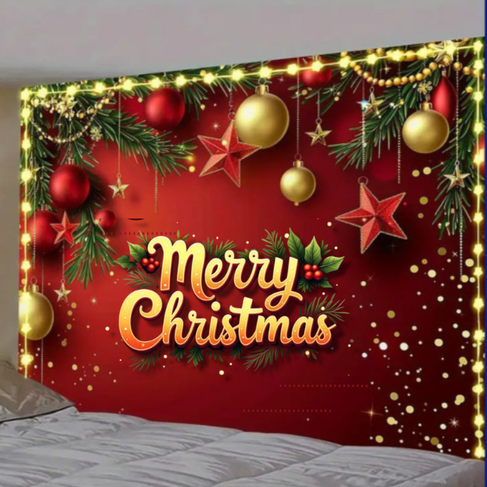 Copy of Red Maximalist Merry Christmas Instagram Post | PosterMyWall