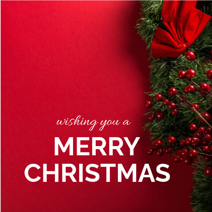 Copy of Red Maximalist Merry Christmas Instagram Post | PosterMyWall