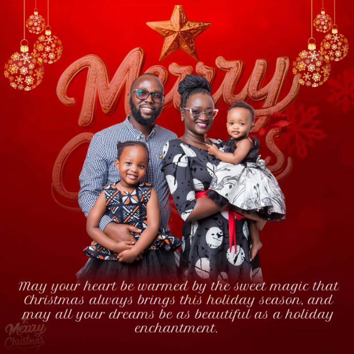 Copy of Red Maximalist Merry Christmas Instagram Post | PosterMyWall