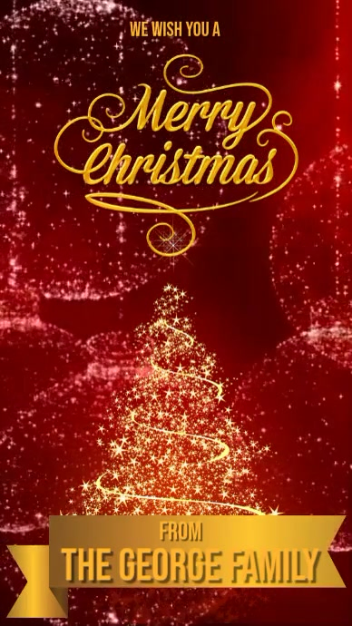 Red Maximalist Merry Christmas Instagram Reel Template | PosterMyWall