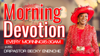 Red Maximalist Morning Prayers Youtube Thumbnail template