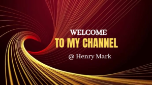 Red Maximalist Mp4 Video Of Welcome To My Channel Online Design Flyer/template  Youtube Thumbnail YouTube-miniature