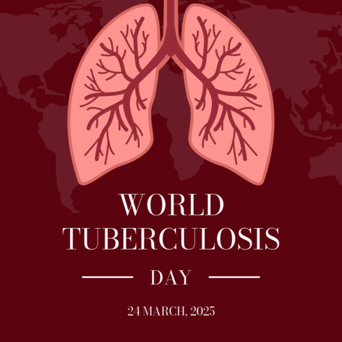 Copy of Red Maximalist National Tuberculosis Day Instagram Post ...