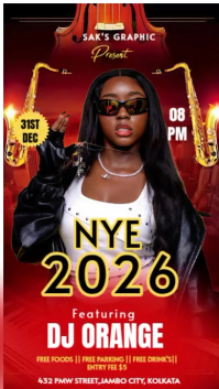 Red Maximalist New Year 2026 Video  Instagram Reel template