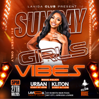 Red Maximalist Nightclub Event Instagram Post template