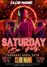 Red Maximalist Party A1 template