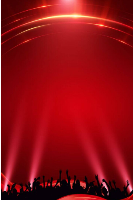 Red Maximalist Party  Poster template