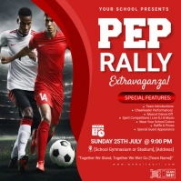 Baseball, pep rally , sports , event Message Instagram template