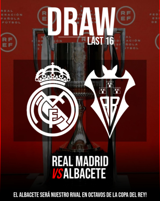 Copy of Red Maximalist Real Madrid Vs Albacete Copa Del Rey Instagram ...