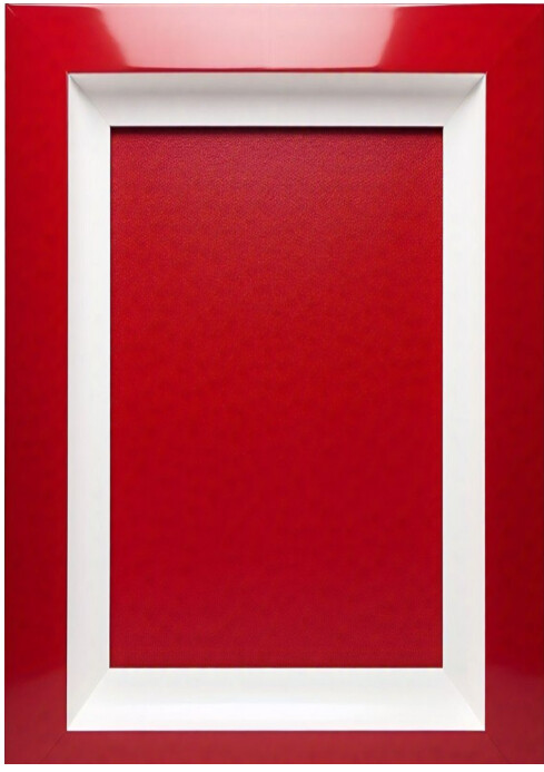 Red Maximalist Red And White A4 template
