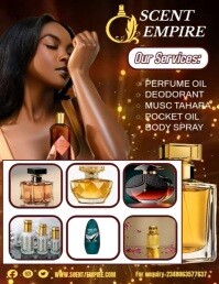 Red Maximalist Scent Sale Flyer Template  Flyer (us Letter)