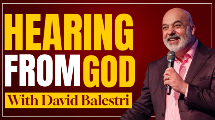 Red Maximalist Sermon Title Digital Display (16:9) template