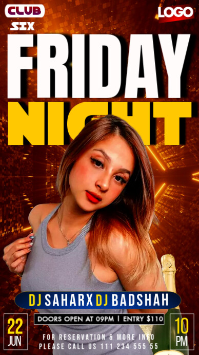 Red Maximalist Sexy Night  Instagram Story Instagram-verhaal template