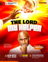 Red Religious Event Flyer Template