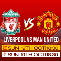 Red Maximalist Sports Match Instagram Post template