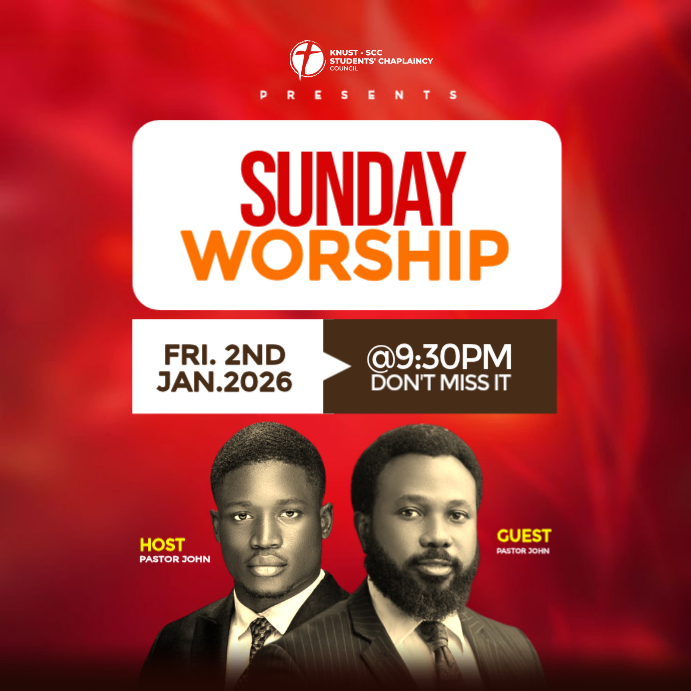 Copy of Red Maximalist Sunday Worship Instagram Post | PosterMyWall