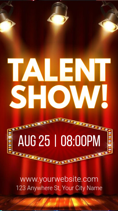 Talent Show Event Template | PosterMyWall