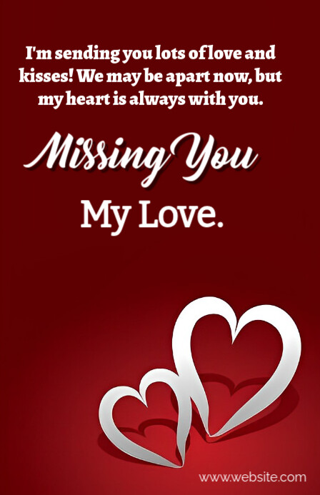 Red Maximalist Valentine's Day Message  Tabloid template