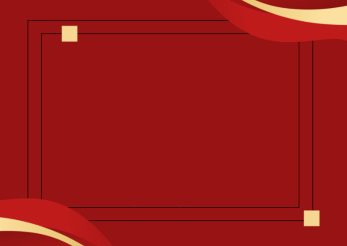 Red Maximalist We Are Closed  Postcard template