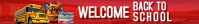 Red Maximalist Welcome Back To School Leaderboard template