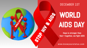 Red Maximalist World Aids Day  Youtube Channel Cover Photo Coverfoto til YouTube-kanal template