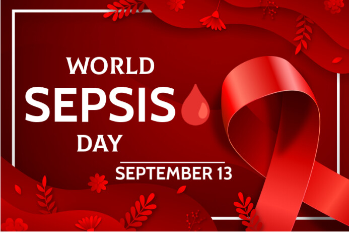 Red Maximalist World Sepsis Day Poster Template | PosterMyWall