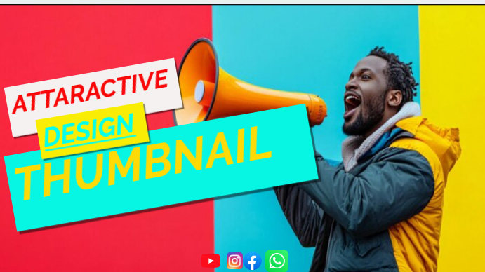 Red Maximalist Youtube Thumbnail Youtube Thumbnail Template | PosterMyWall