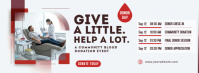 Putih Blood Donation Event Copertina Facebook Template