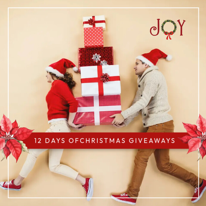 Red Modern & Minimal 12 Days Of Christmas Giveaways Red Modern & Minimal 12 Days Of Christmas Giveaways