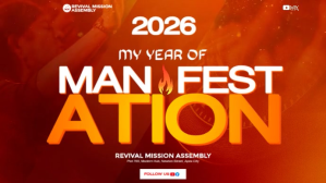 Rød Church Revival Event Цифровой дисплей Template