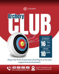 Black Archery Event Flyers Template | PosterMyWall